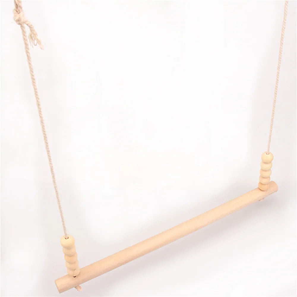 The Perch Bridge — A Wooden Swing for Curious Birds by Sylva Supplies