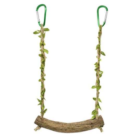 Chicken Swing & Perch Toy — Natural Rope Swing for Chickens, Parrots & Birds by Sylva Supplies