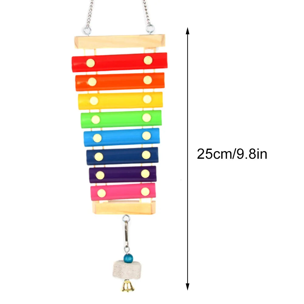 The Coop Xylophone — A Musical Perch for Curious Birds by Sylva Supplies