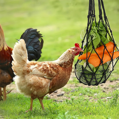 The Forage Net — Hanging Vegetable Feeder for Chickens & Ducks (2‑Pack) by Sylva Supplies