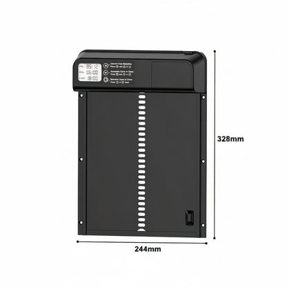 Sylva supplies automatic chicken coop door Measurements
