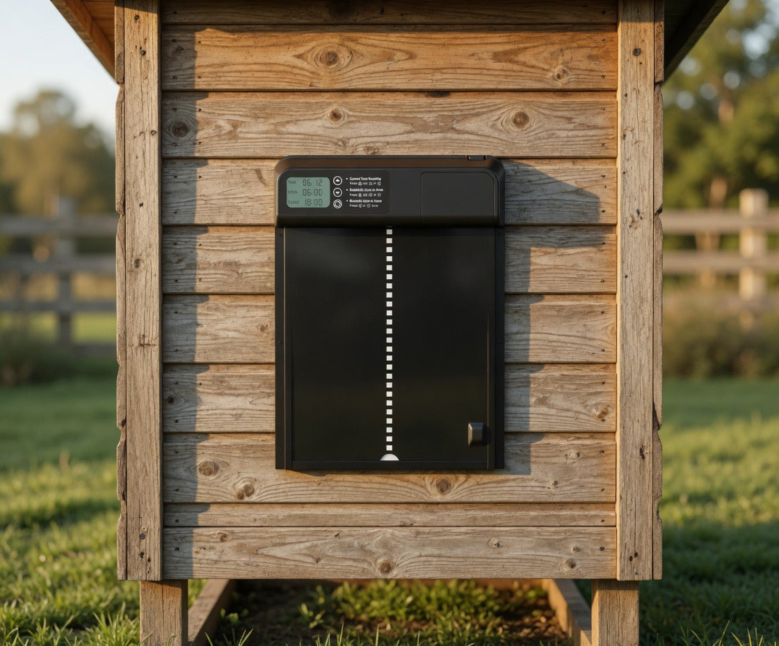 Sylva supplies automatic chicken coop door
