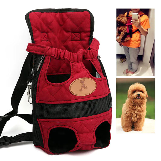 Pet Backpack, Portable Dog Front Carrier Backpack